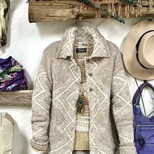 Sweet Boho Peacock/feather necklace-native/western/Navajo/Pendleton/cottage vibe